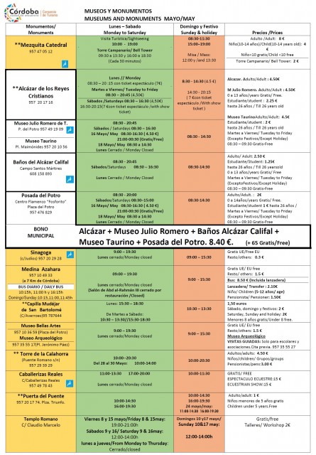 Horarios-Museos-Monumentos-Mayo-2015